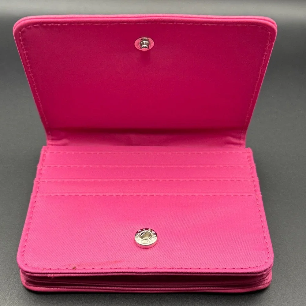 Bright Pink Clutch‎ Handbag with Matching Wallet Set